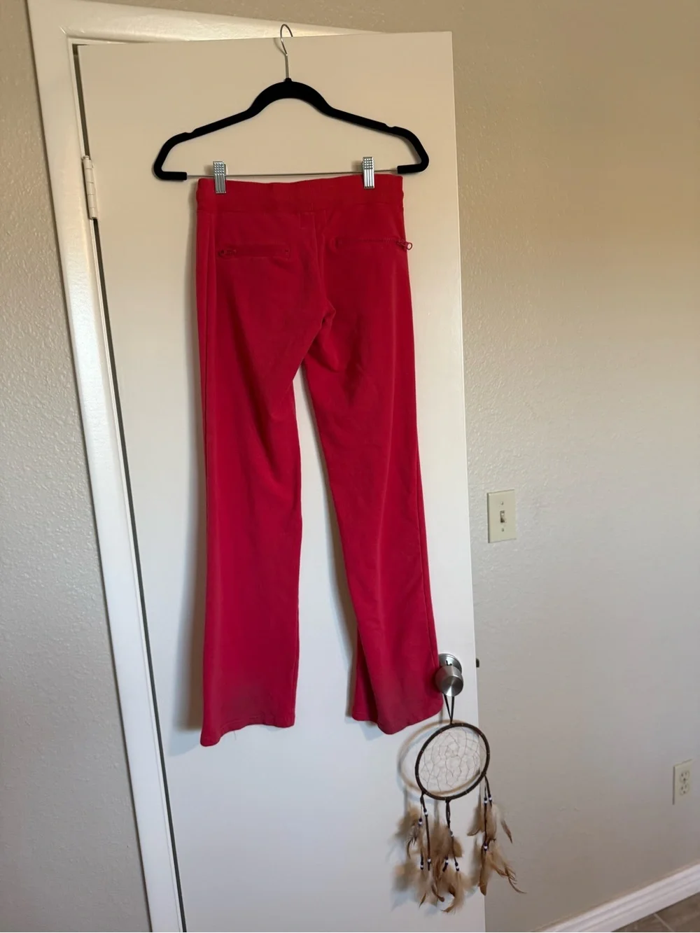 Juicy Couture Red Hoodie and Drawstring Track Pants Set